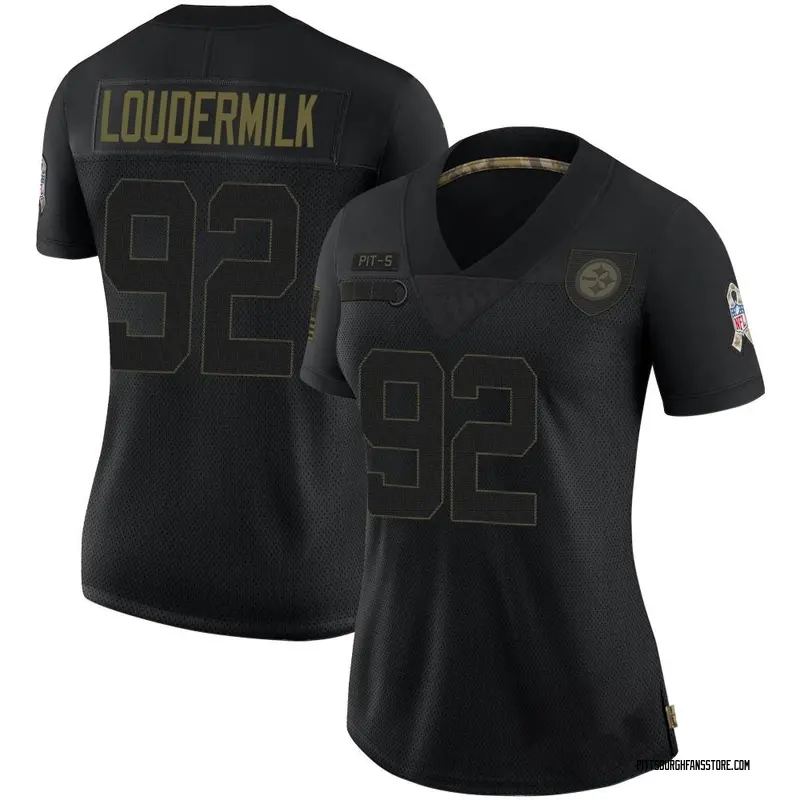 Steelers Isaiahh Loudermilk 92 Vapor Limited White Jersey Men's